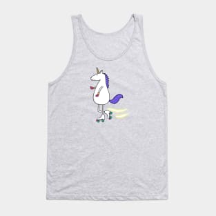 Roller skating unicorn Tank Top